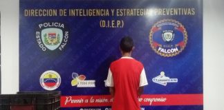 Polifalcón aprehendió a «El Chueco» en Coro