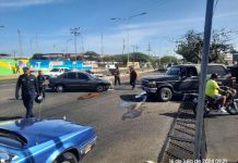 Comerciante sufrió susto durante choque en Punto Fijo