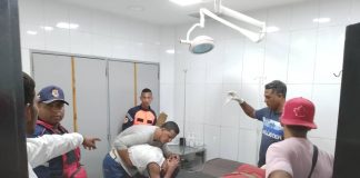 Diez lesionados por deslizamiento de moto dejó este domingo 21 Julio