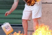 Lo sorprendieron hurtando y le prendieron candela en Coro