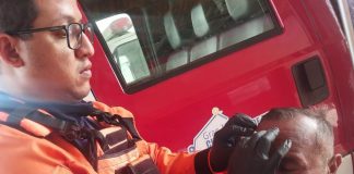 Hombre sufrió un botellazo en la frente en Punto Fijo