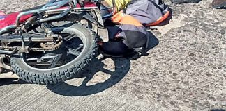 Niño de seis años se cayó de una moto en Dabajuro