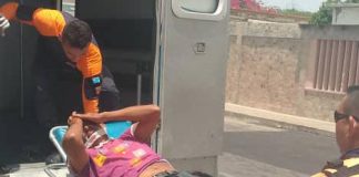 Le cortaron la cara en una riña en Punta Cardón