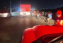 Motorizado se enredó con una guaya y casi pierde la vida