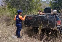 Susto| Perdió el control de la camioneta en la carretera vieja Coro- Churuguara