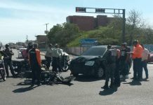 Motorizado sufrió politraumatismos y traumatismo craneoencefálico durante accidente