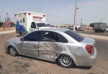 Una mujer y dos niñas lesionados durante choque en la Calle del Hambre
