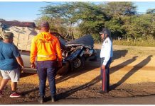 Colisión de camioneta y gandola dejó dos lesionados en Tocopero