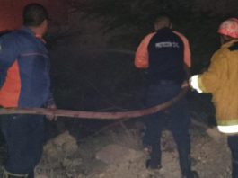 Dos lesionados en colapso de estructura en Antiguo Aeropuerto