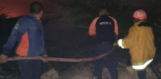 Incendio de maleza es sofocado por Bomberos CRP y Protección Civil en Punta Cardón