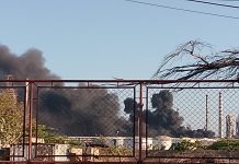 Presunto incendio en trinchera de desechos en el CRP Cardón