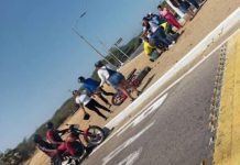 Mecánico deslizó moto en La Curva El Sabino