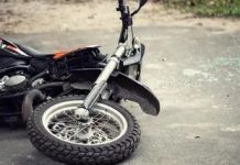 Motorizado chocó contra un poste en Carirubana