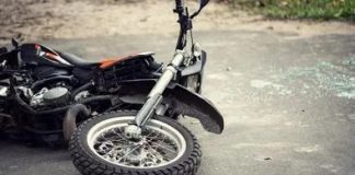 Motorizado chocó contra un poste en Carirubana