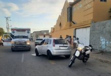 Taxista chocó con objeto fijo en el sector María Auxiliadora