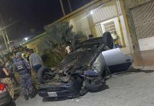 Triple choque dejó un lesionado en Antiguo Aeropuerto