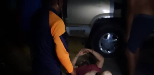 Un lesionado en deslizamiento de moto en el sector Quisquella de Pueblo Nuevo
