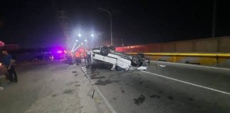 Vuelco de vehículo en Las Margaritas dejó un lesionado