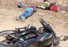 Pareja sufre lesiones en deslizamiento de moto ocurrido en Sanare