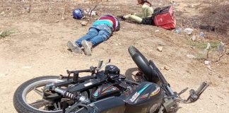 Pareja sufre lesiones en deslizamiento de moto ocurrido en Sanare