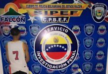 Polifalcón aprehendió a hombre que intentó matar a su pareja en Coro