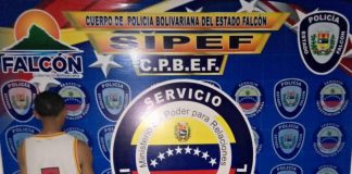 Polifalcón aprehendió a hombre que intentó matar a su pareja en Coro