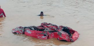 Mujer sufrió escoriaciones al ser arrastrada por una quebrada en Puerto Cumarebo