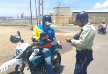 Policarirubana en la calle para la prevención de accidentes