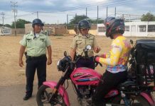 Policarirubana activa con el dispositivo del Plan Preventivo Vial