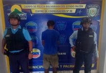Polifalcón detiene a hombre por resistencia a la autoridad en Boca de Aroa