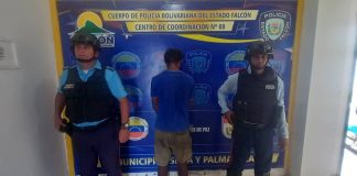 Polifalcón detiene a hombre por resistencia a la autoridad en Boca de Aroa