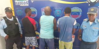 Tres detenidos por venta clandestina de gasolina en Boca de Aroa