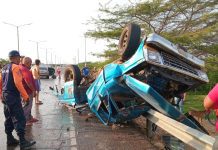 Cinco lesionados en colisión de vehículos en la Alí Primera de Punto Fijo