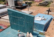 Dañaron cruces, floreros y trabajos en cementerio de Adaure