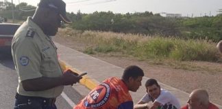 Accidente frente a la Universidad del Zulia dejó dos lesionados