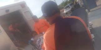 Dos lesionados por deslizamiento de moto en La Encrucijada