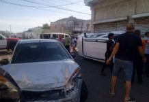 Dos mujeres lesionadas durante choque de vehículos en Punto Fijo