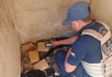 Localizan tres panelas de marihuana en Tocopero