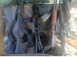 Incautan armas de guerra en Sabana Alta del municipio Píritu