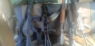 Incautan armas de guerra en Sabana Alta del municipio Píritu