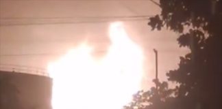 Se incendia tanque en el patio de Pdvsa La Salina-Cabimas