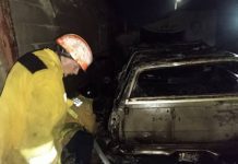 Vehículo se incendió en la Comunidad Cardón del municipio Carirubana