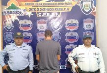 Polifalcón aprehendió a panadero por maltrato a su pareja en Chichiriviche