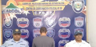 Polifalcón aprehendió a panadero por maltrato a su pareja en Chichiriviche