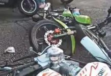 Tres lesionados en colisión de motos en la urbanización Cruz Verde de Coro