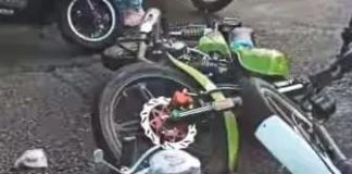 Tres lesionados en colisión de motos en la urbanización Cruz Verde de Coro