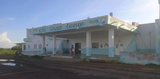 Llueve dentro de las instalaciones del CDI de Pueblo Nuevo