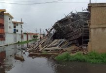 Reportan caída de vivienda en Santa Fe