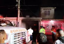 Casa agarró incendio en la Pedro Manuel Arcaya