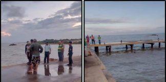 Se le fueron los frenos y cayó en el muelle de Puerto Cumarebo